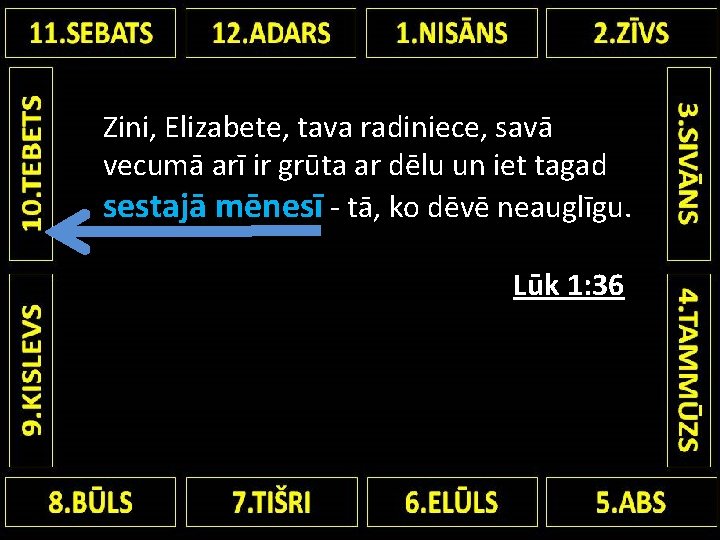 Zini, Elizabete, tava radiniece, savā vecumā arī ir grūta ar dēlu un iet tagad