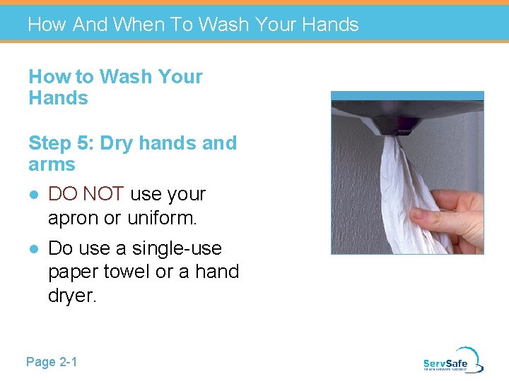 How And When To Wash Your Hands How to Wash Your Hands Step 5: