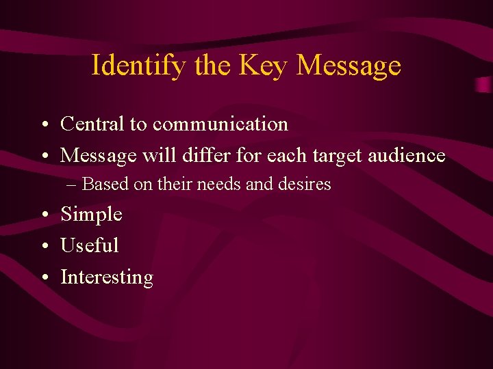 Key Message Development Examples Developing a Website Web Development Planning Process Development