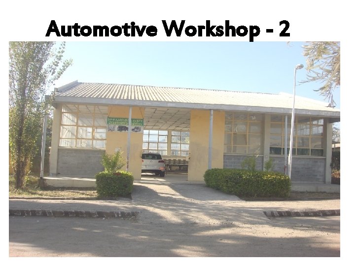 Automotive Workshop - 2 