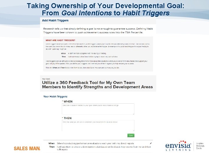 Taking Ownership of Your Developmental Goal: From Goal Intentions to Habit Triggers 