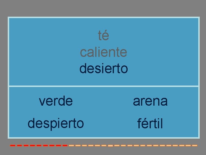 té caliente desierto verde arena despierto fértil 
