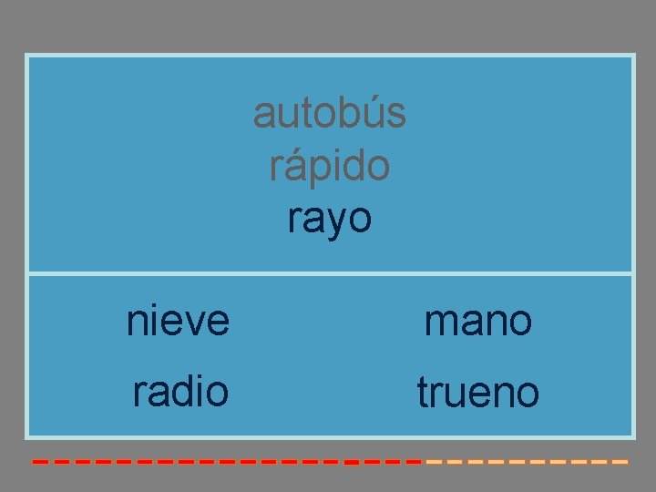 autobús rápido rayo nieve mano radio trueno 