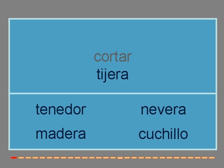 cortar tijera tenedor nevera madera cuchillo 