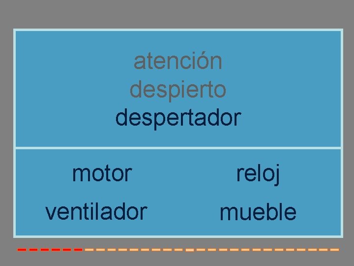 atención despierto despertador motor reloj ventilador mueble 