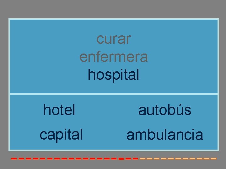 curar enfermera hospital hotel autobús capital ambulancia 