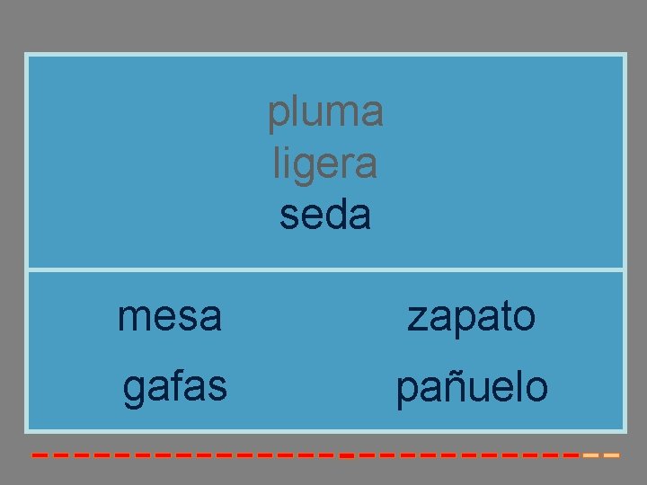 pluma ligera seda mesa zapato gafas pañuelo 