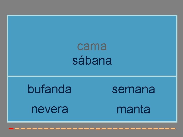 cama sábana bufanda semana nevera manta 