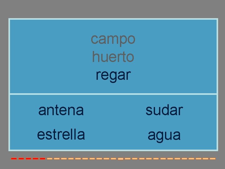 campo huerto regar antena sudar estrella agua 