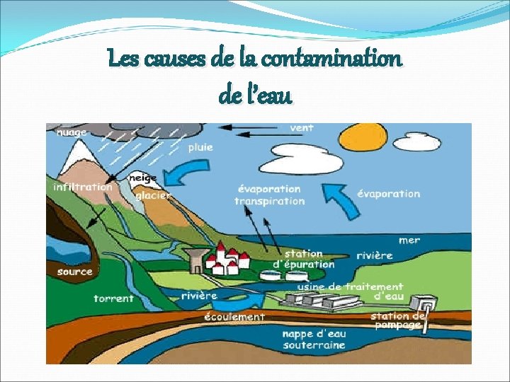 Les causes de la contamination de l’eau 