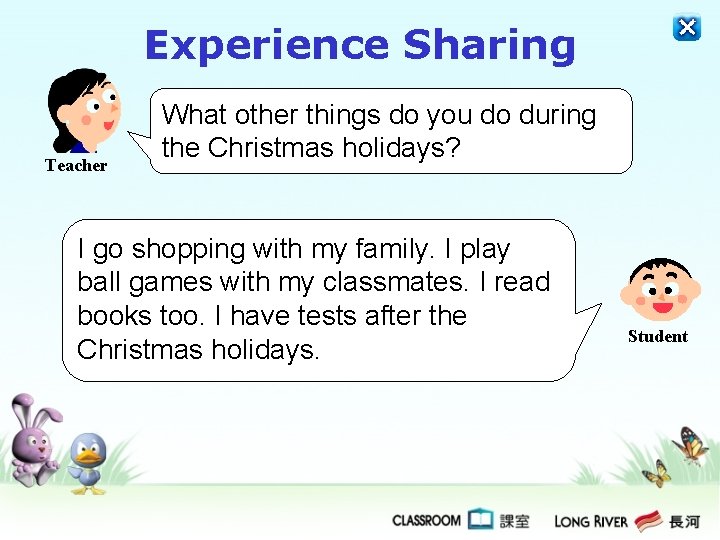 Experience Sharing Teacher What other things do you do during the Christmas holidays? I Experience Sharing Teacher What other things do you do during the Christmas holidays? I
