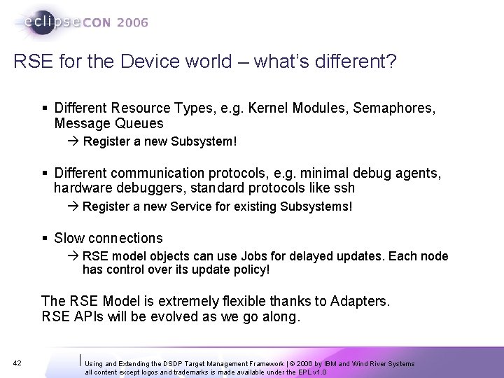 RSE for the Device world – what’s different? § Different Resource Types, e. g. RSE for the Device world – what’s different? § Different Resource Types, e. g.