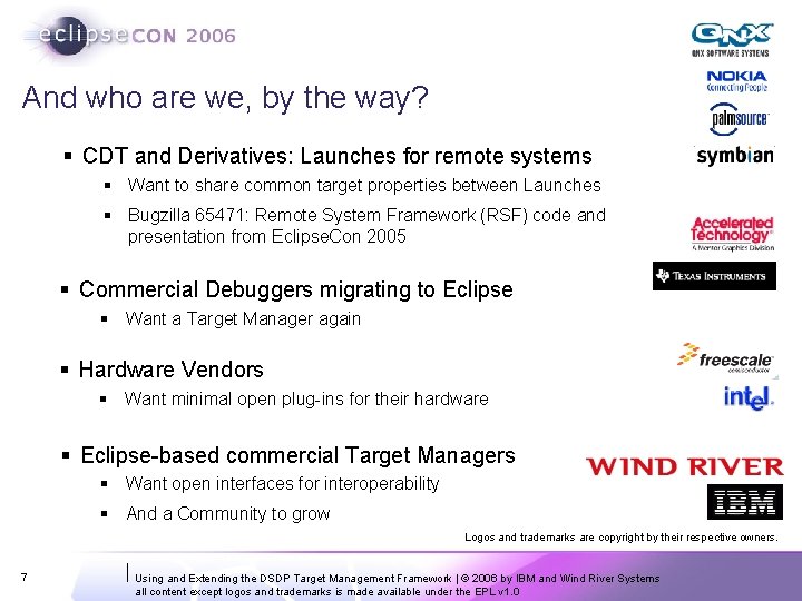 And who are we, by the way? § CDT and Derivatives: Launches for remote And who are we, by the way? § CDT and Derivatives: Launches for remote