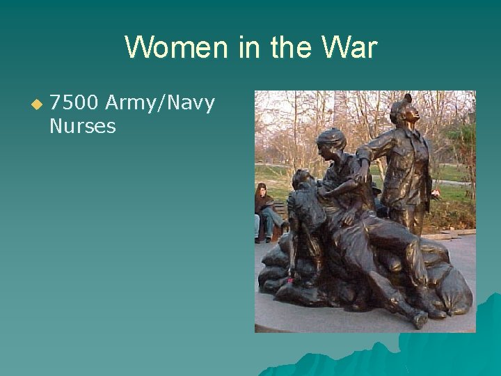 Women in the War u 7500 Army/Navy Nurses 