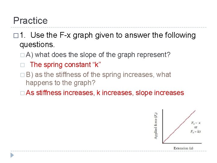 Elastic Potential Energy Pg 192 196 Spring Forces