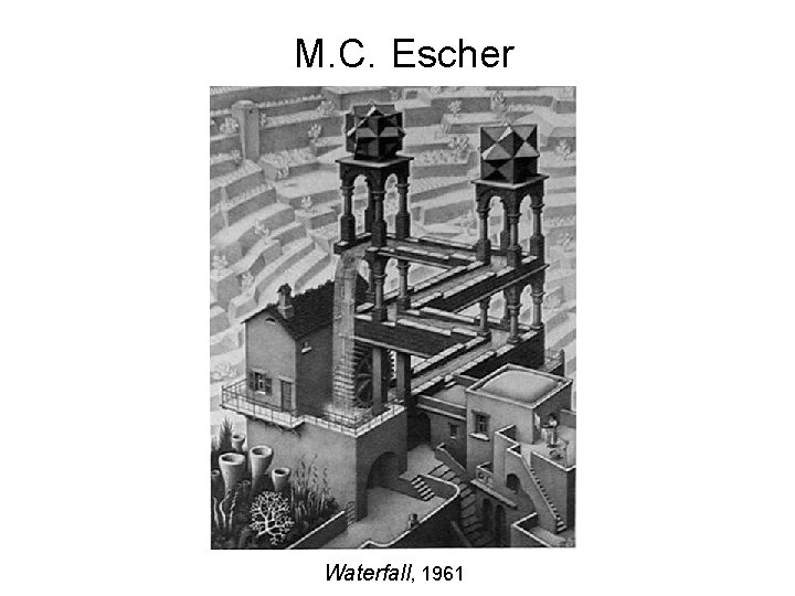M. C. Escher Waterfall, 1961 