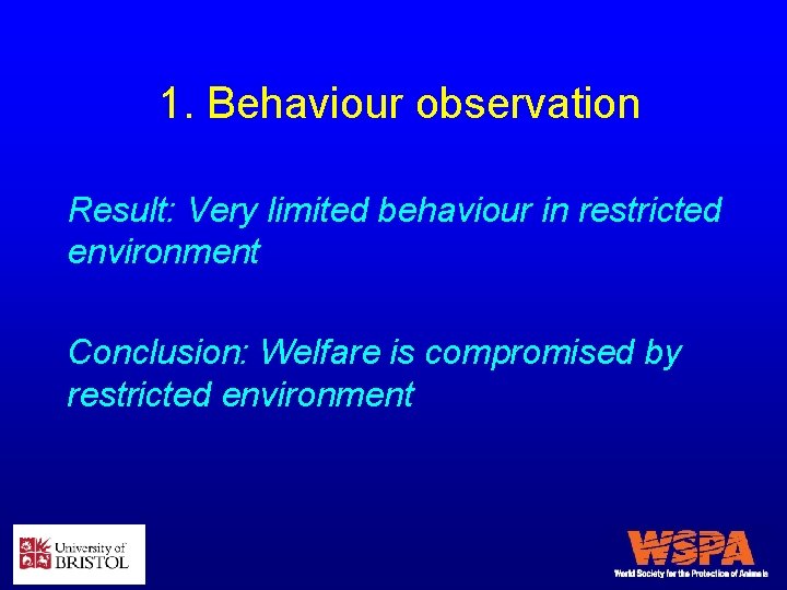 Module 6 Behavioural indicators 1 Learning objectives By
