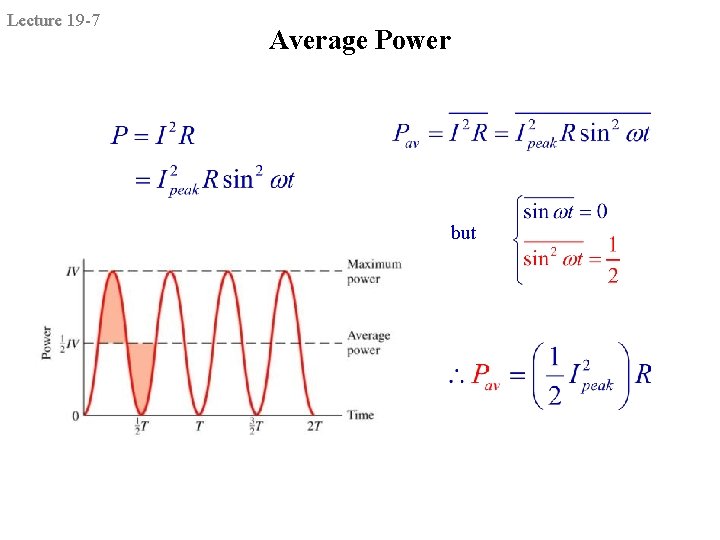 Lecture 19 -7 Average Power but 