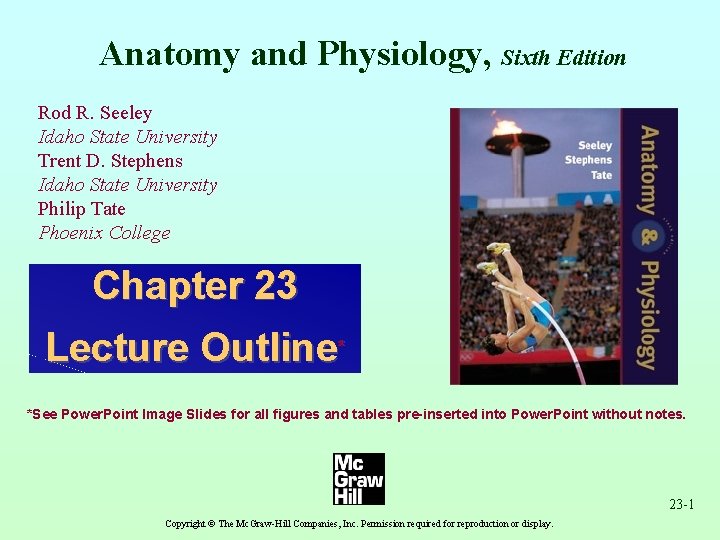 Anatomy and Physiology, Sixth Edition Rod R. Seeley Idaho State University Trent D. Stephens