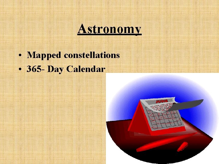 Astronomy • Mapped constellations • 365 - Day Calendar 
