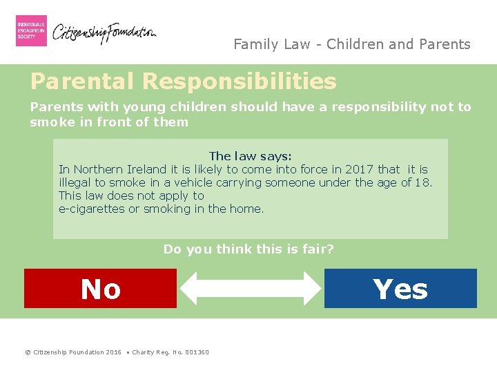 Family Law - Children and Parents Parental Responsibilities Parents with young children should have