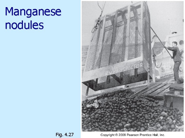 Manganese nodules Fig. 4. 27 