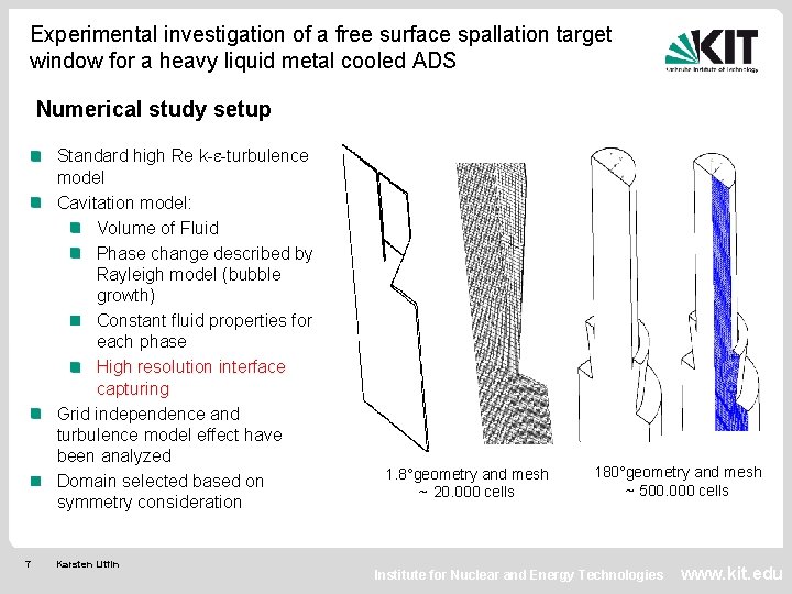 Experimental investigation of a free surface spallation target window for a heavy liquid metal