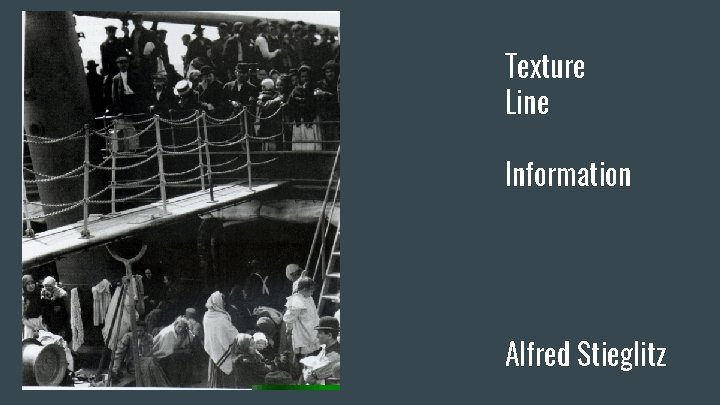 Texture Line Information Alfred Stieglitz 