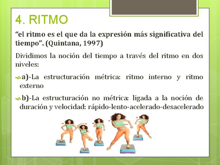 MDULO 2 RITMO Y ESPACIO NDICE 1 Corporalidad
