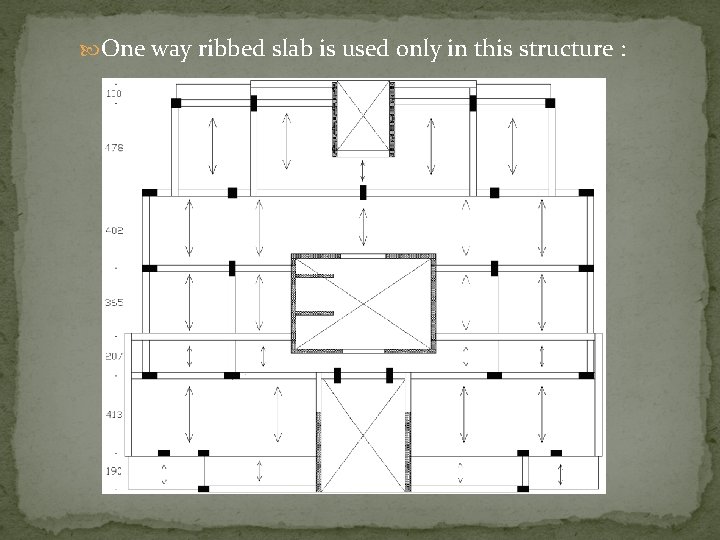  One way ribbed slab is used only in this structure : 