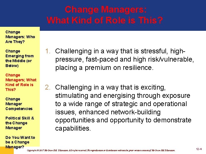 Change Managers: What Kind of Role is This? Change Managers: Who Are They? Change Change Managers: What Kind of Role is This? Change Managers: Who Are They? Change