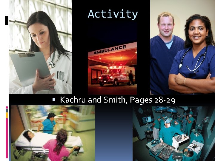 Activity Kachru and Smith, Pages 28 -29 