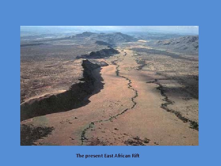 The present East African Rift 