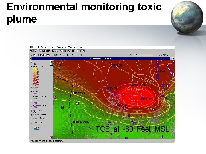 Environmental monitoring toxic plume 