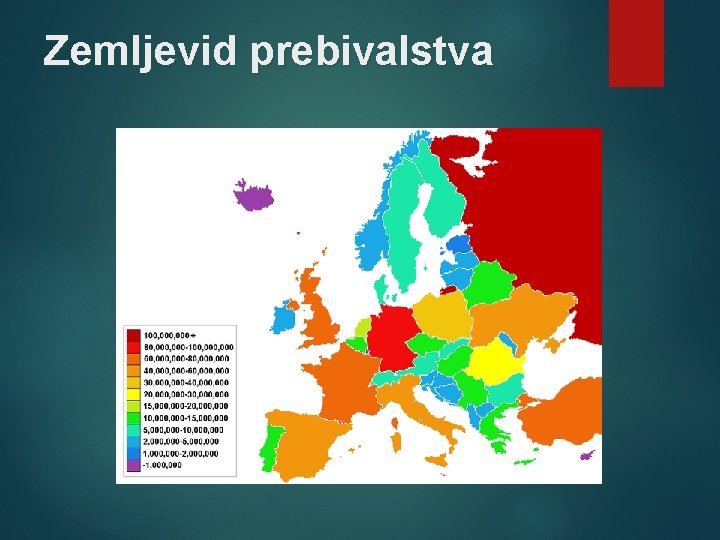 Zemljevid prebivalstva 