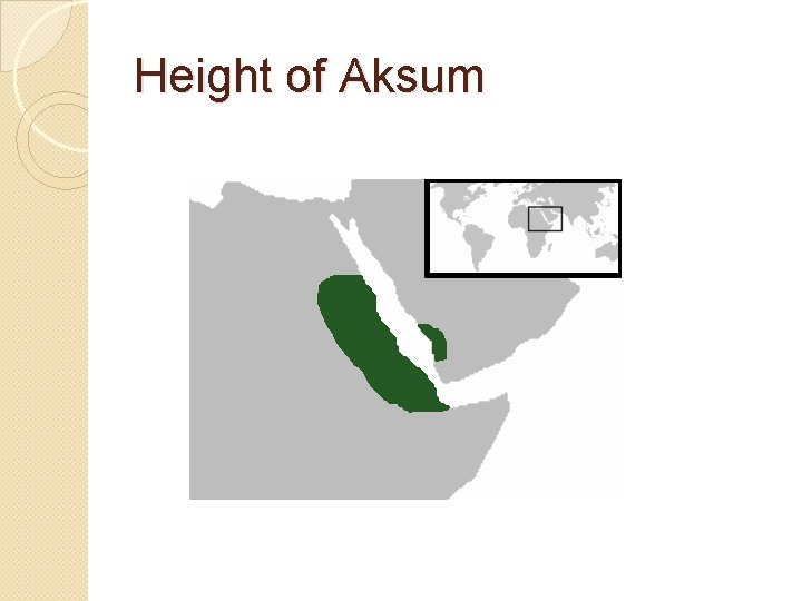 Height of Aksum 