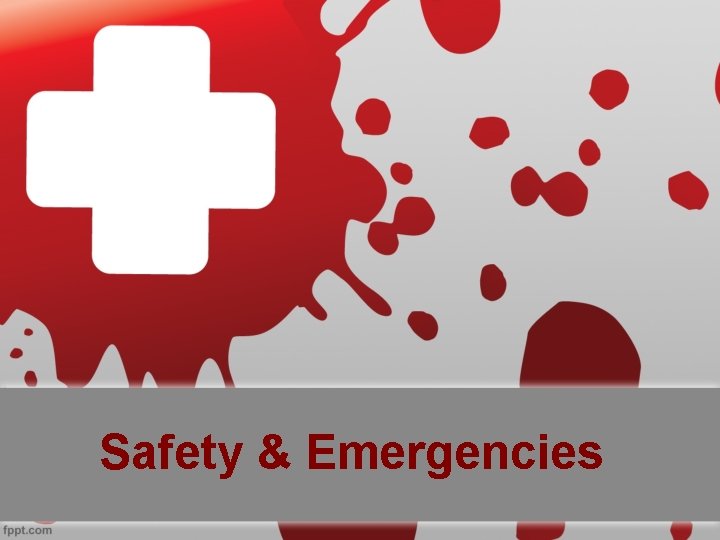 Safety & Emergencies 