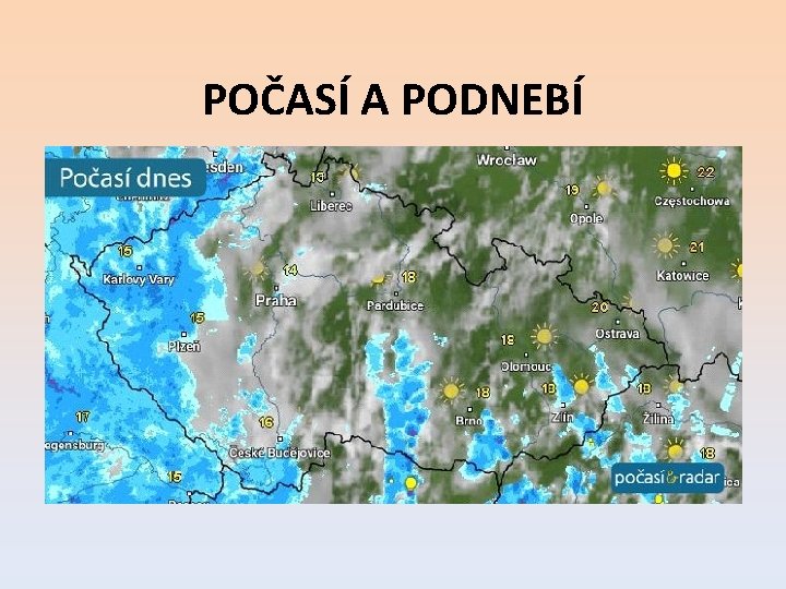 POČASÍ A PODNEBÍ 