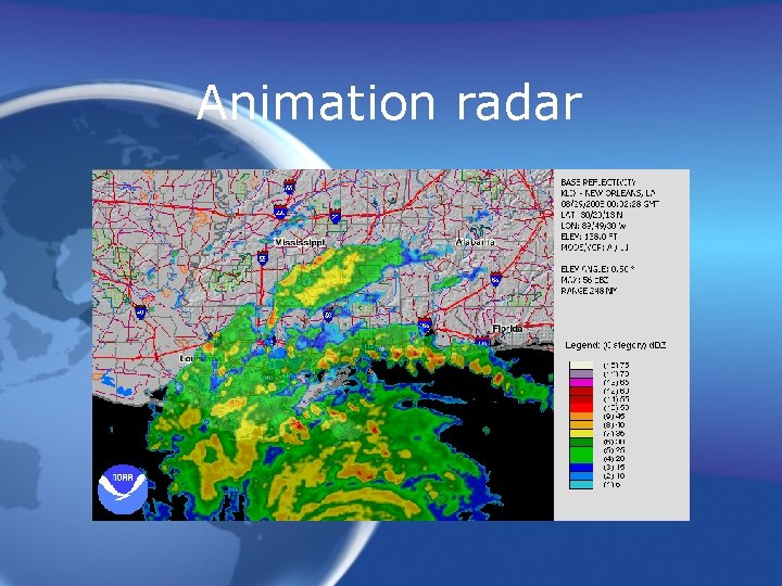 Animation radar 