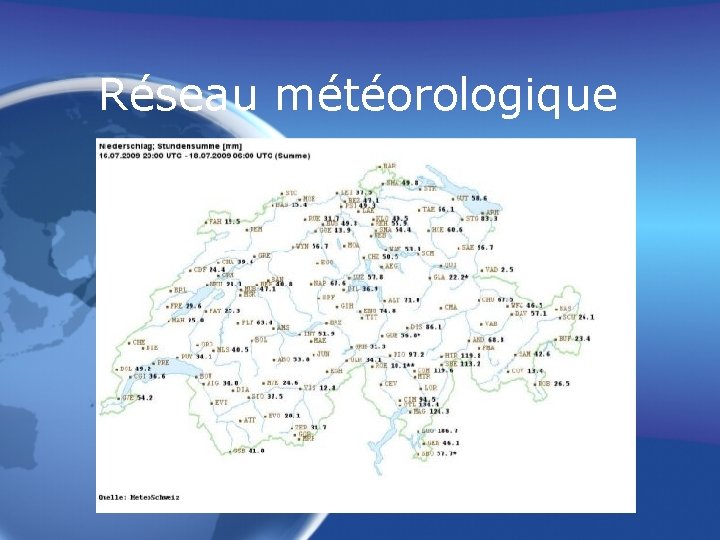 Réseau météorologique 