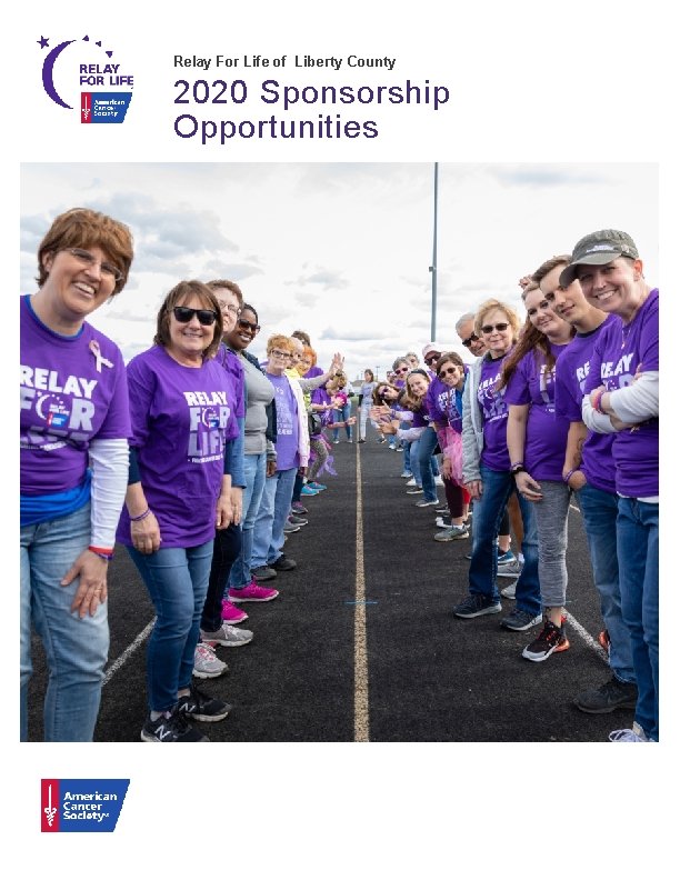 Relay For Life of Liberty County 2020 Sponsorship Opportunities 