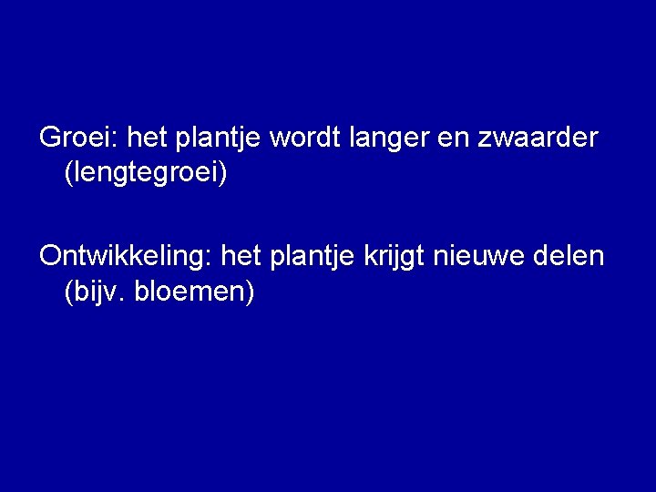 Hoofdstuk 5 PLANTEN 5 1 Planten bekijken Plant