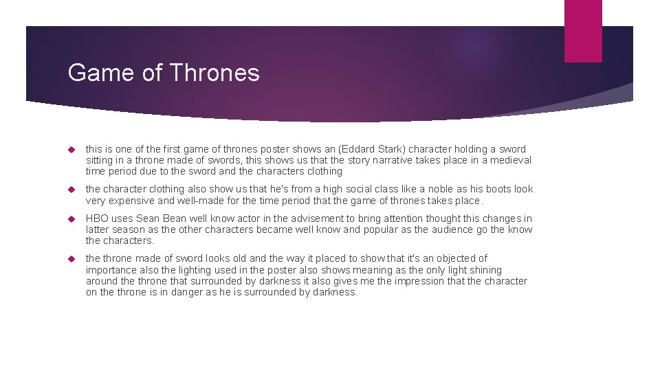 Game of Thrones this is one of the first game of thrones poster shows