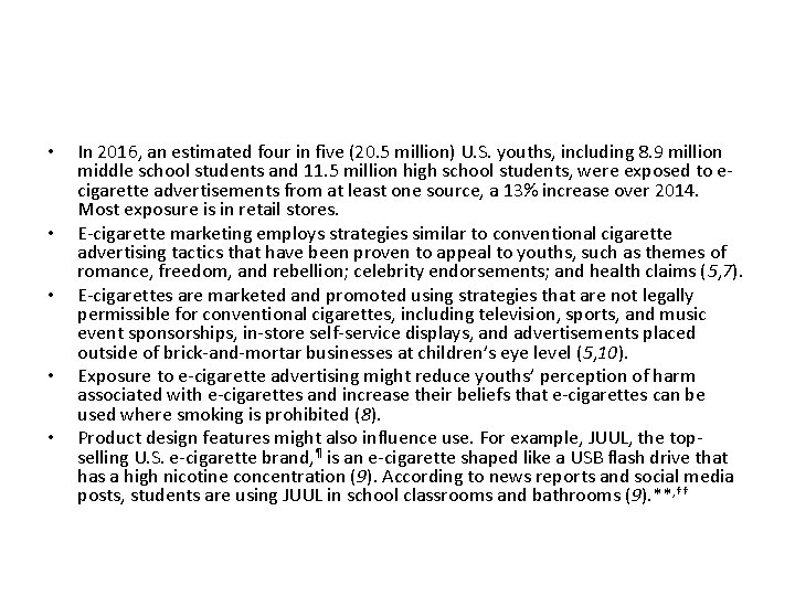  • • • In 2016, an estimated four in five (20. 5 million)