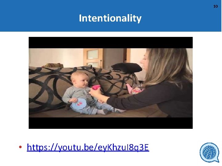 10 Intentionality • https: //youtu. be/ey. Khzu. I 8 q 3 E 