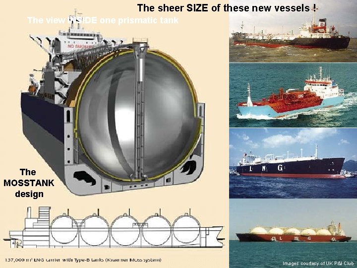 The sheer SIZE of these new vessels ! The view INSIDE one prismatic tank The sheer SIZE of these new vessels ! The view INSIDE one prismatic tank