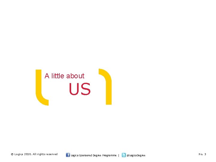 A little about US © Logica 2010. All rights reserved Logica Sponsored Degree Programme
