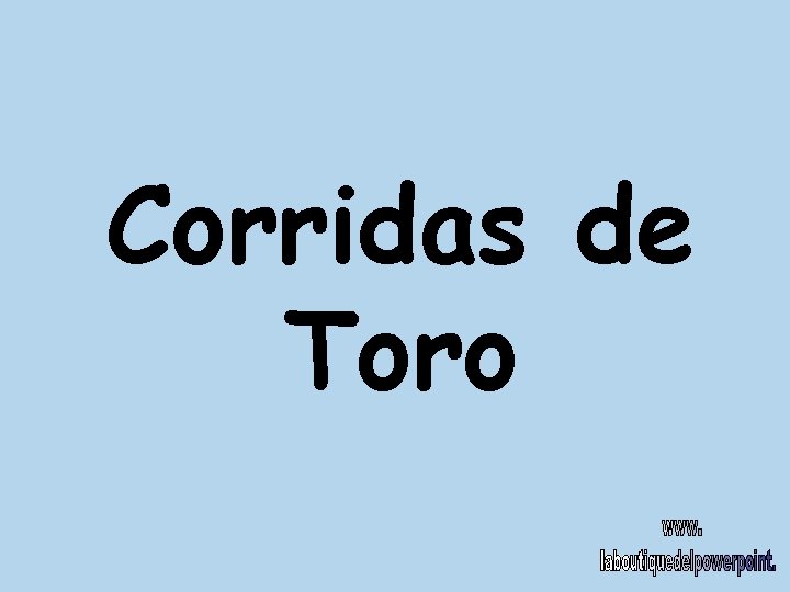 Corridas de Toro 