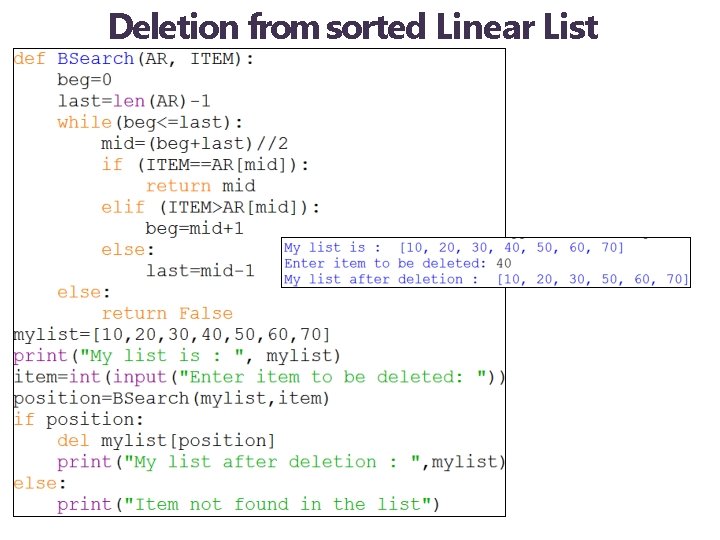 Data StructuresI Linear Lists Data Structure A data