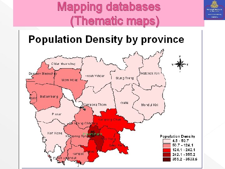 Mapping databases (Thematic maps) 